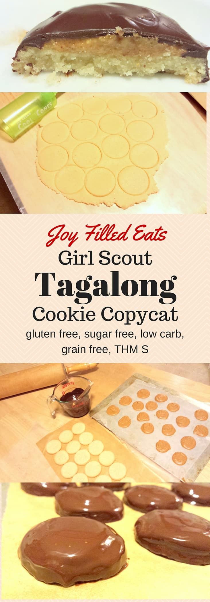 pinterest image for copycat tagalong cookies
