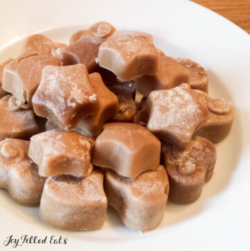 maple candies in bowl