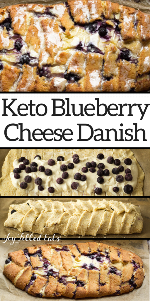 pinterest image for braided blueberry cheese danish
