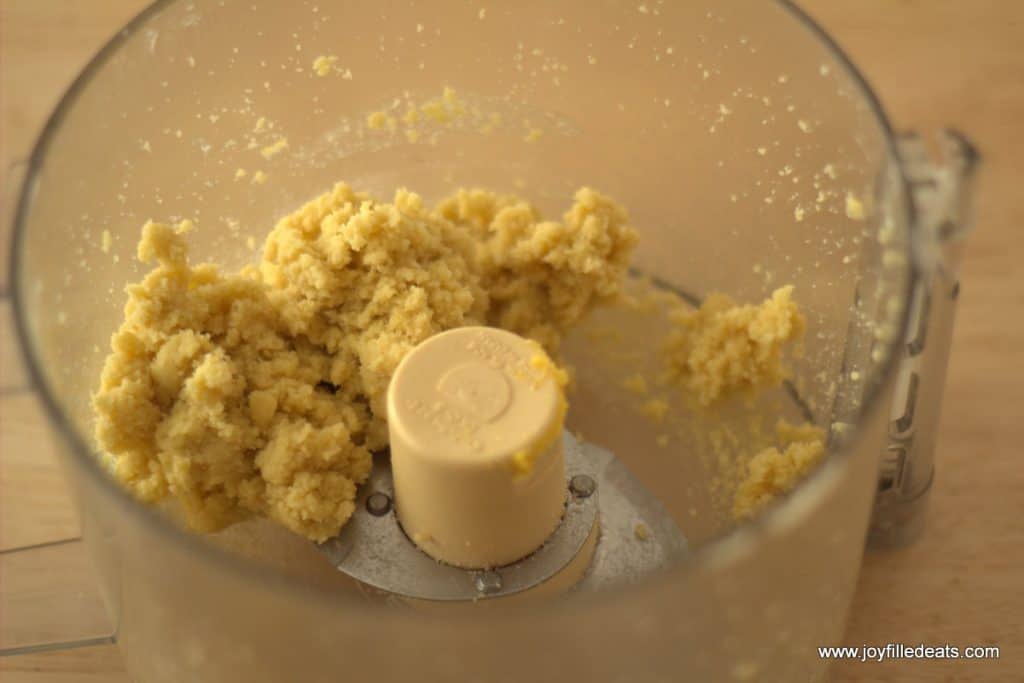 low carb dough for mini tartlets in a food processor