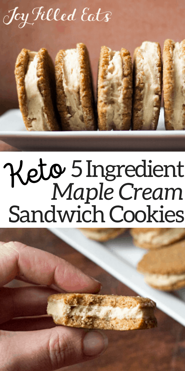 Maple Cream Sandwich Cookies | Joy Filled Eats