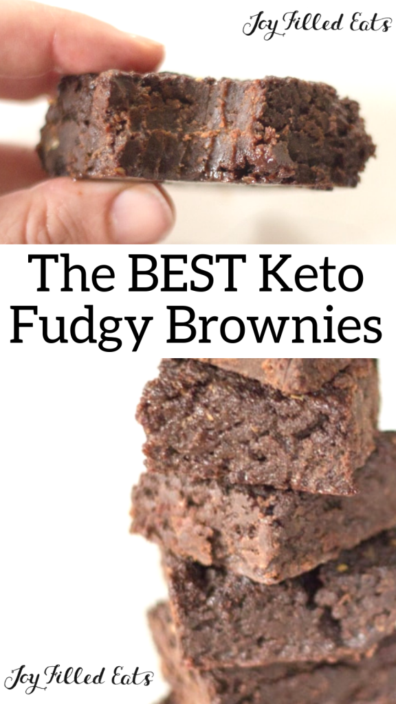 pinterest image for dairy free brownies