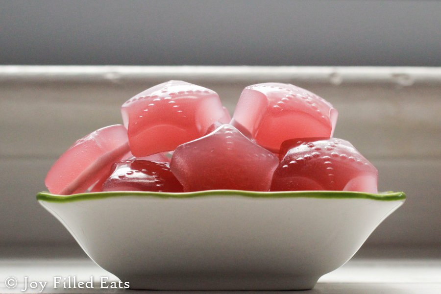 star shaped gummies piled in a small dish