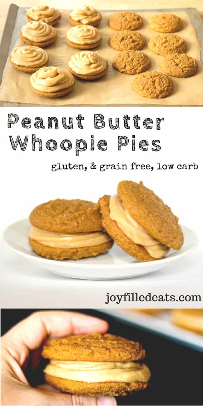 Peanut Butter Whoopie Pies Keto, Low Carb Joy Filled Eats