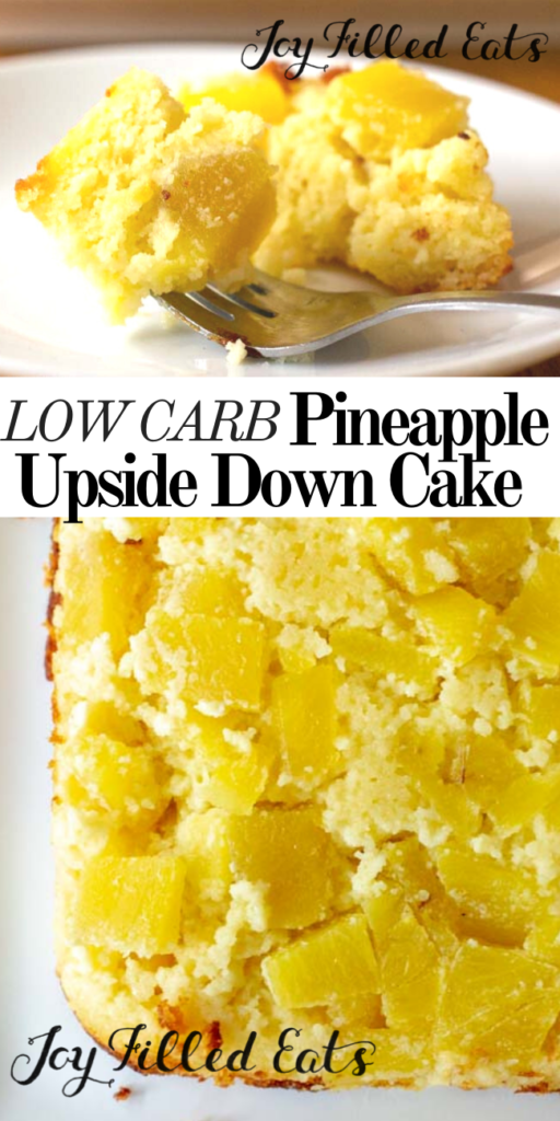 pinterest image for pineapple upside down cake