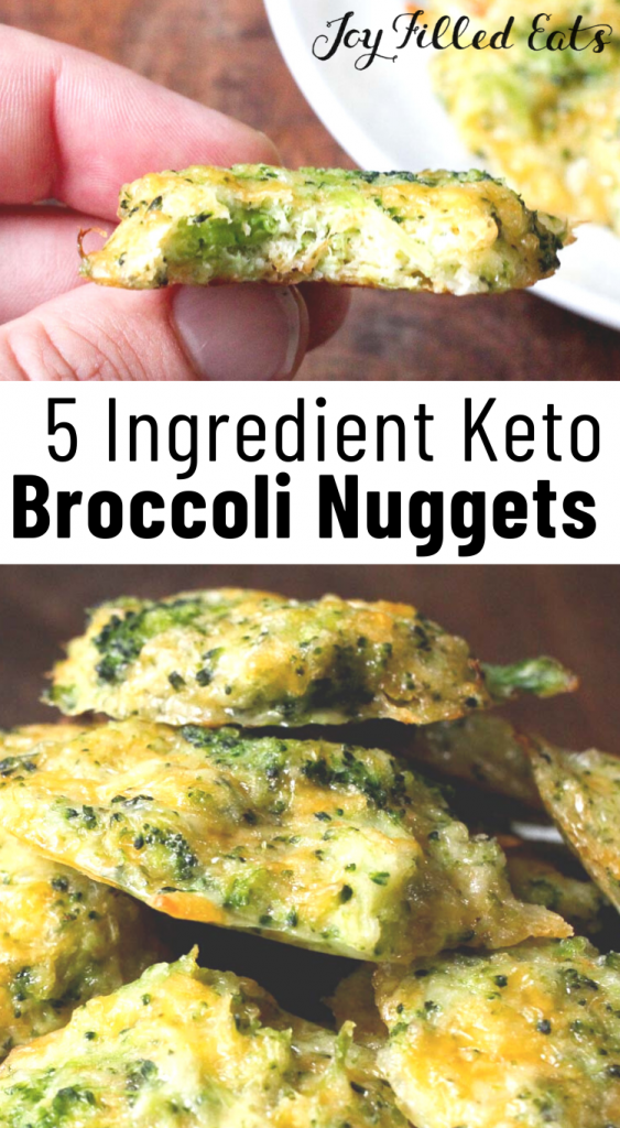 pinterest image for broccoli nuggets