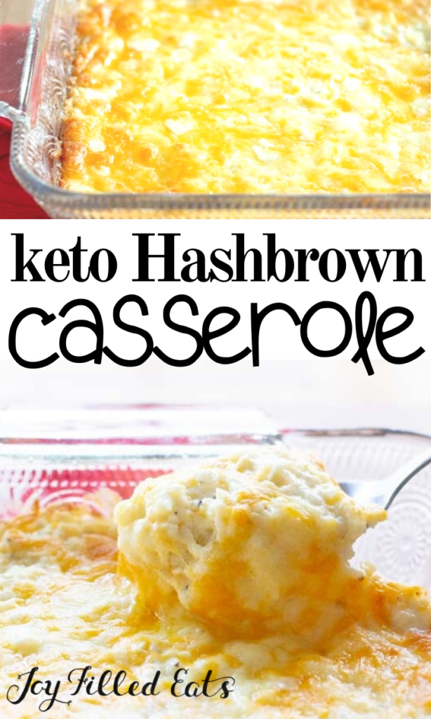 pinterest image keto hashbrown casserole