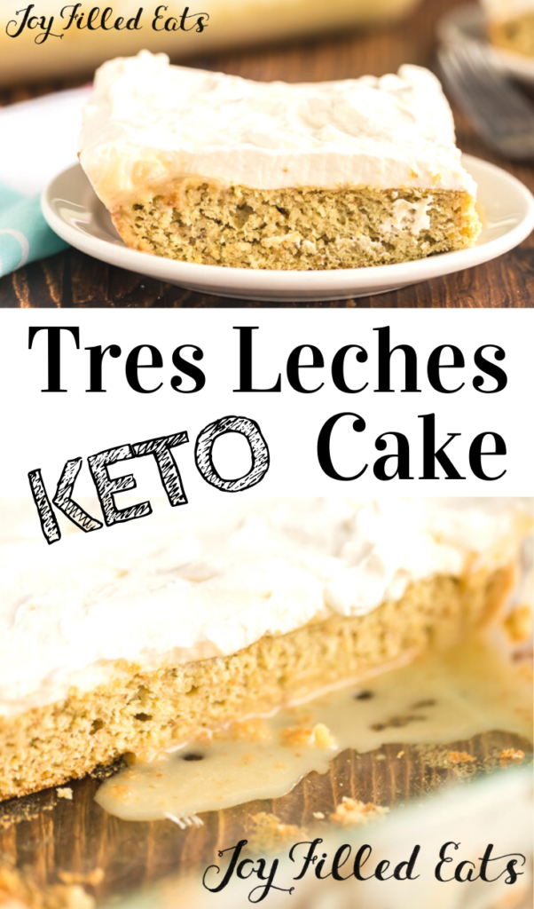 pinterest image for tres leches cake