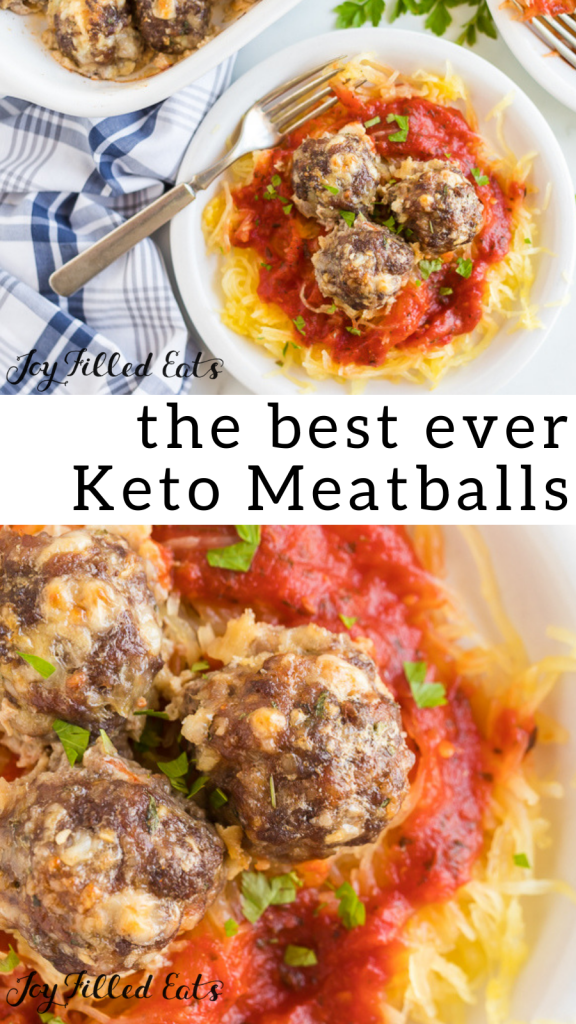 Keto Meatballs with Sausage and Ground Beef - Joy Filled Eats
