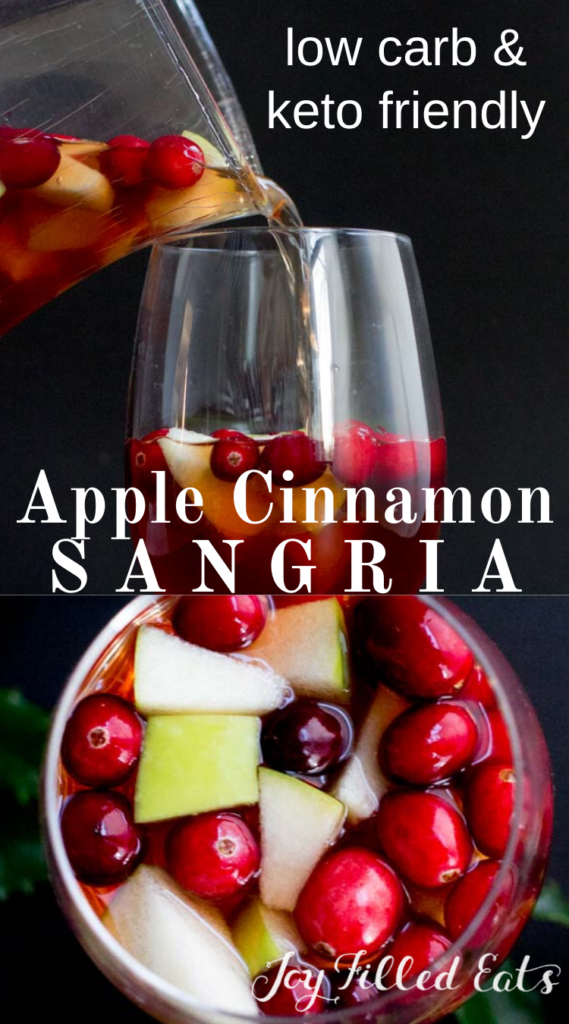 pinterest image for apple cinnamon sangria