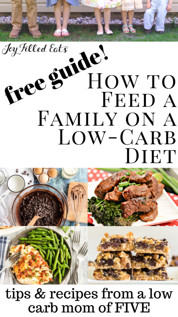 pinterest image for free guide on feeding the family