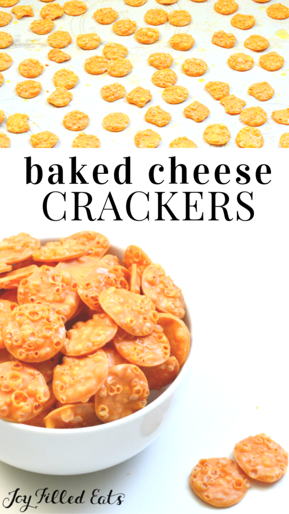 keto baked cheese crackers