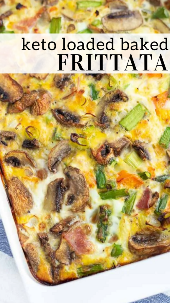 Baked Frittata Keto Low Carb Gluten Free Grain Free Thm S