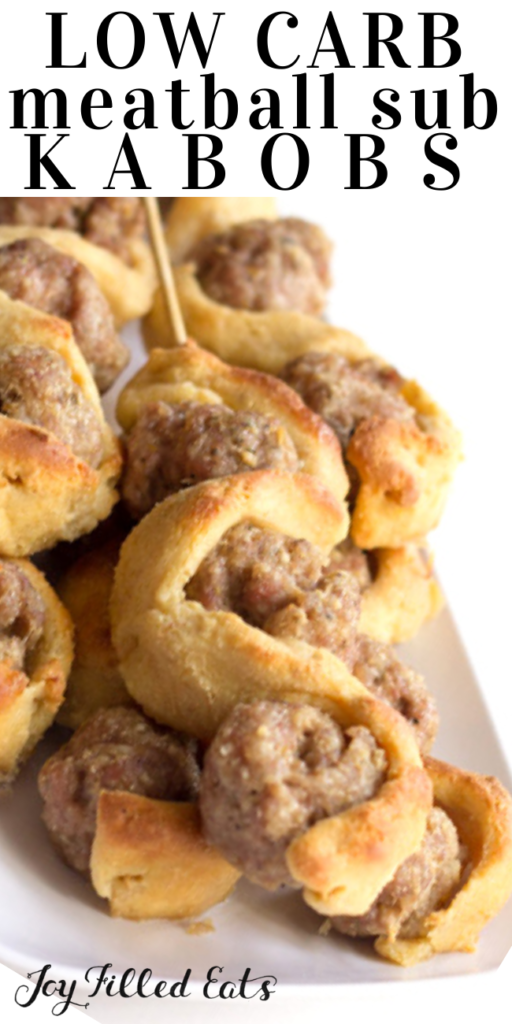 pinterest image for meatball sub kabobs