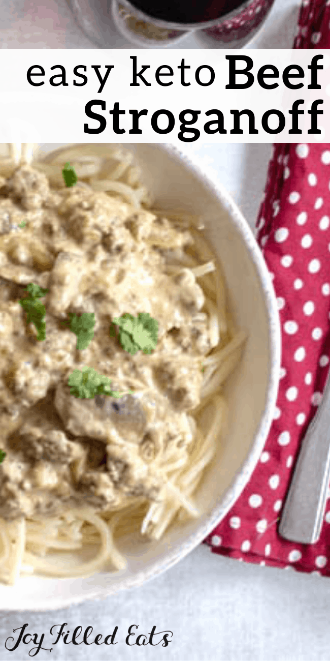 Keto Ground Beef Stroganoff Low Carb, GlutenFree, Grain