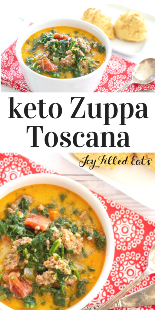 Keto Zuppa Toscana - Keto, Low Carb, Gluten-Free, Quick & EASY