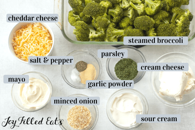 bowls of ingredients