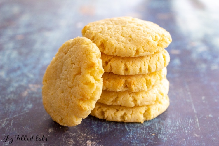 a stick of 5 cookies and one on its side