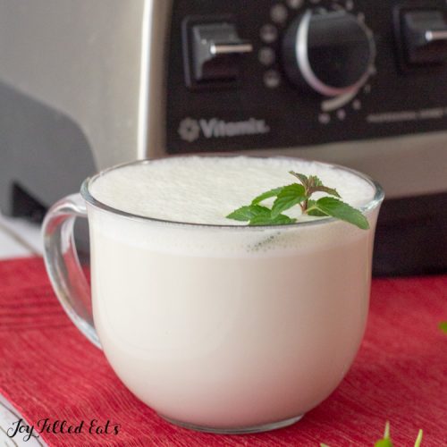 Peppermint White Hot Chocolate - Keto, Low Carb, Easy | Joy Filled Eats