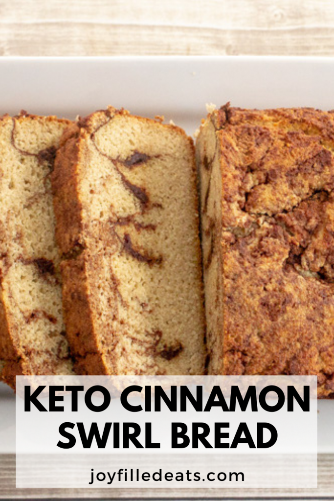 pinterest image for keto cinnamon bread