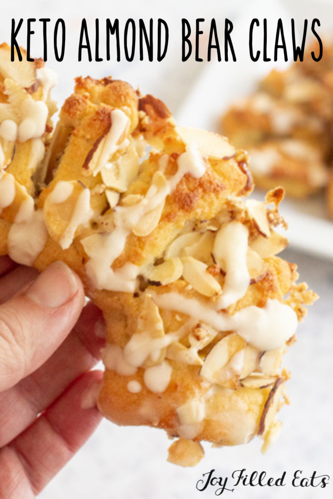 pinterest image for almond bear claws