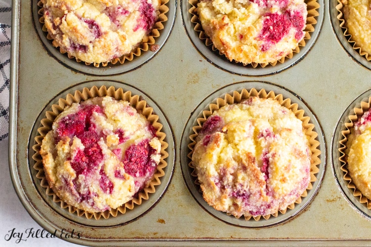baked muffins in a cupcake pan