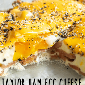 taylor ham egg and cheese