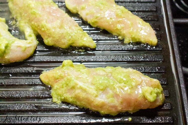 raw chicken coated with mexican chicken marinade