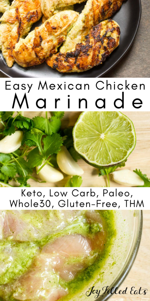 pinterest image for mexican chicken marinade