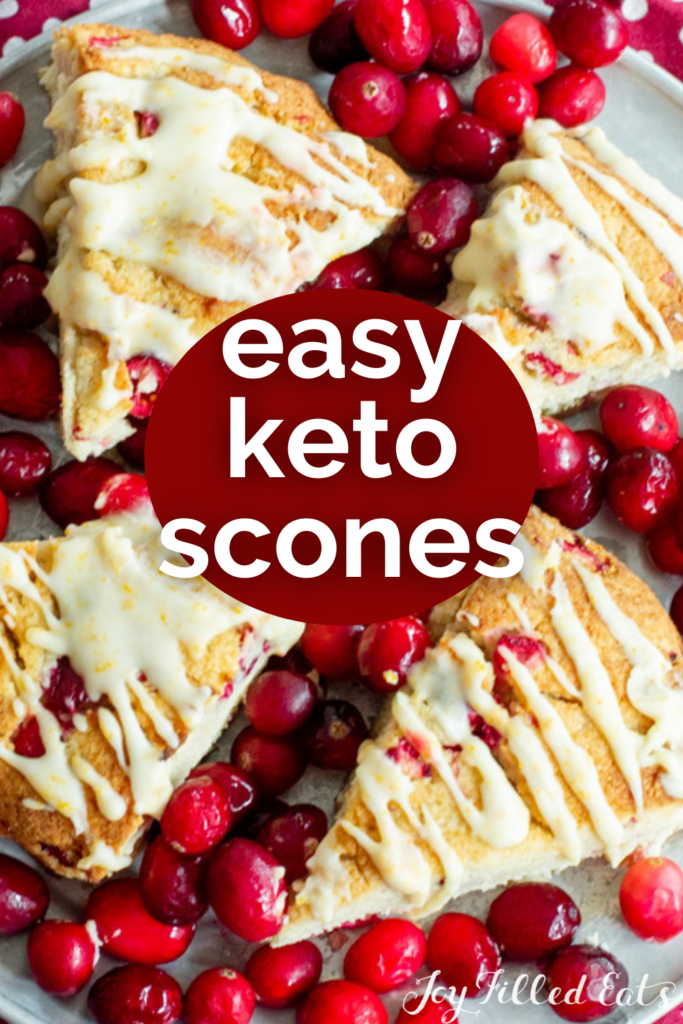 pinterest image for keto scones