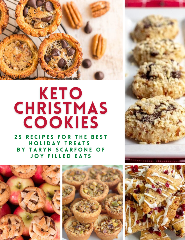cover of keto christmas cookies ebook