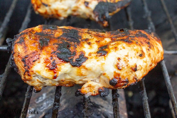 chicken breast on grill