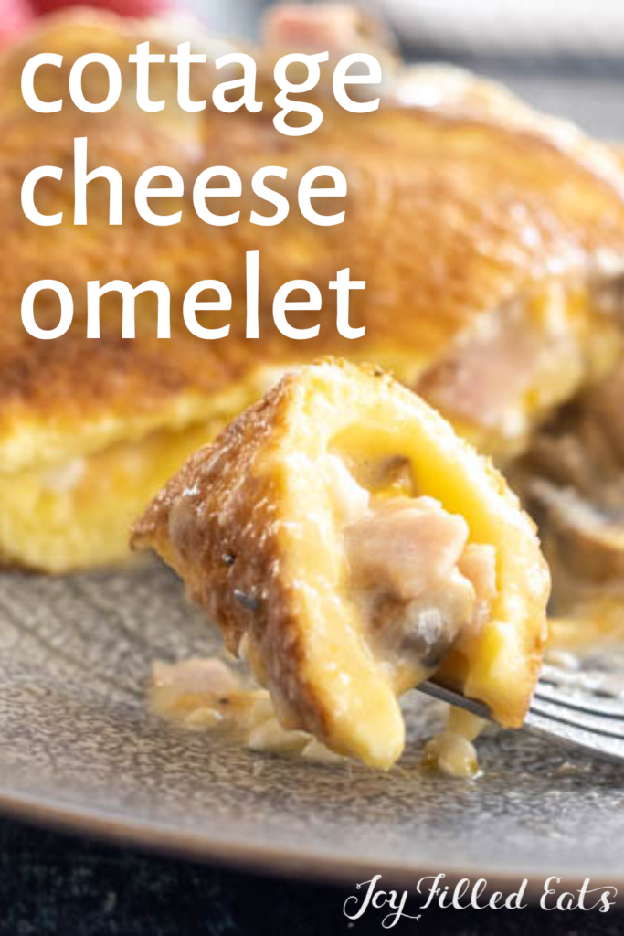 pinterest image for cottage cheese omelet (1)
