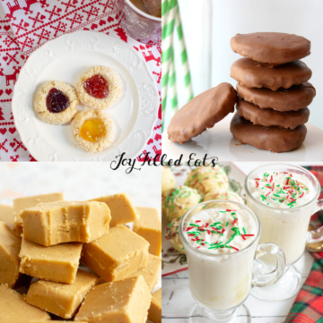 keto christmas recipes collage