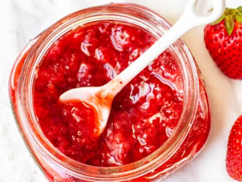 Keto Strawberry Jam : Sugar-Free & Low Carb 4-Ingredient Recipe