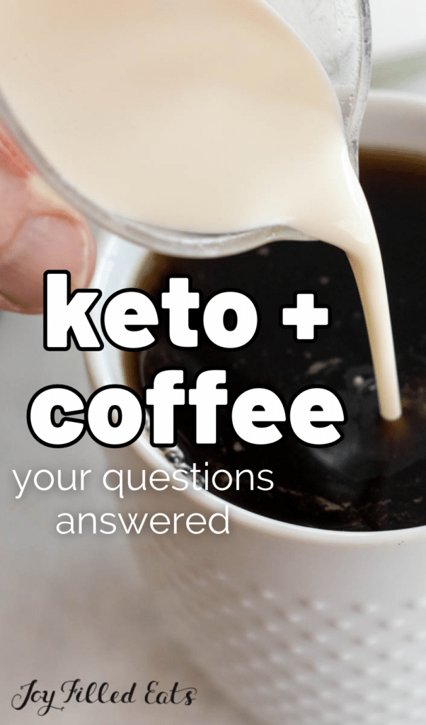 pinterest image for keto coffee recipe