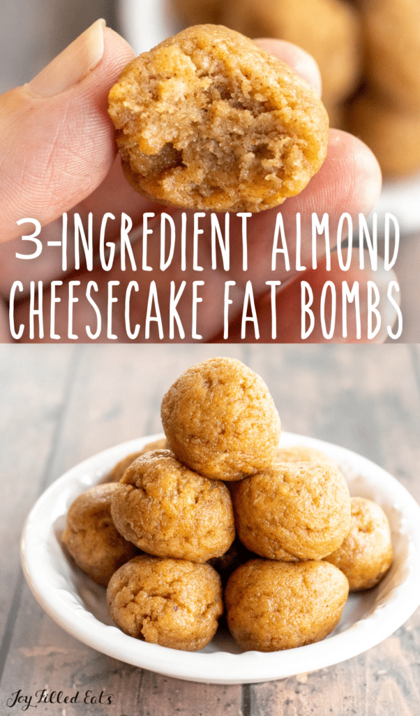 pinterest image for 3-ingredient fat bombs