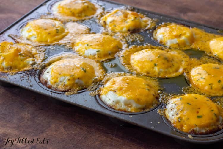 baked egg muffins in tin