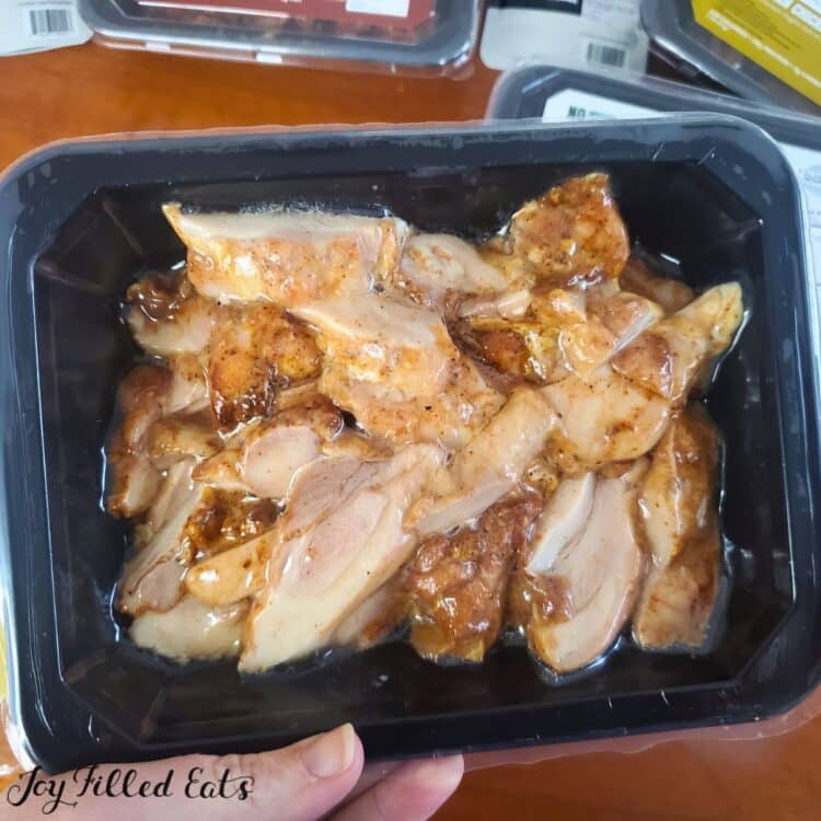 buffalo chicken thighs in package