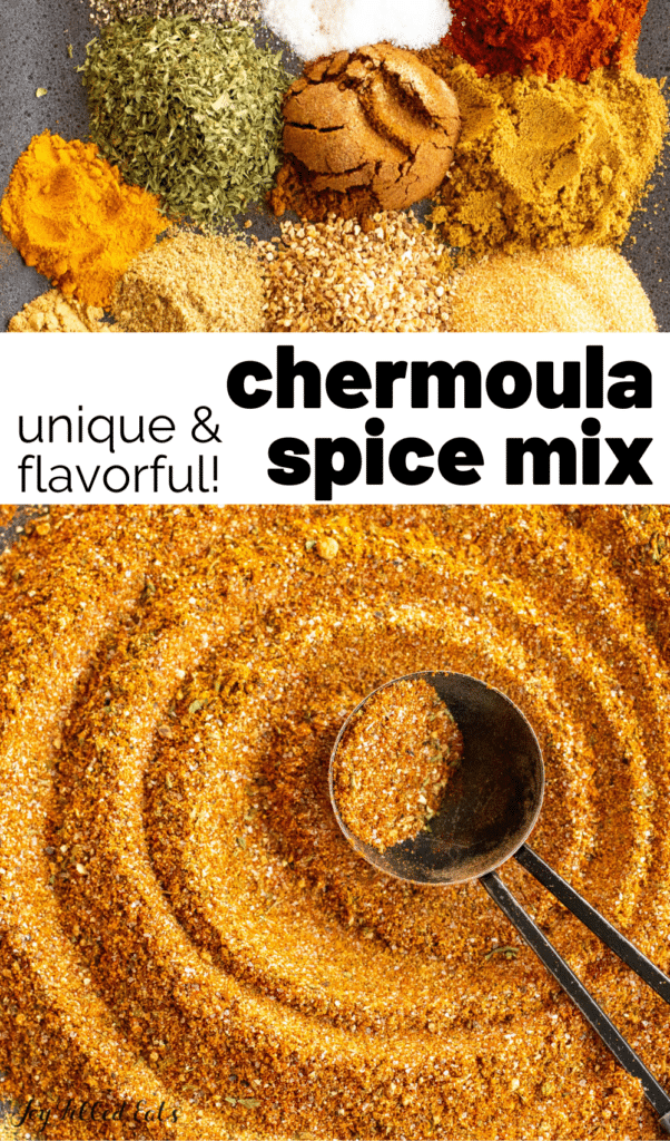 pinterest image for chermoula spice mix