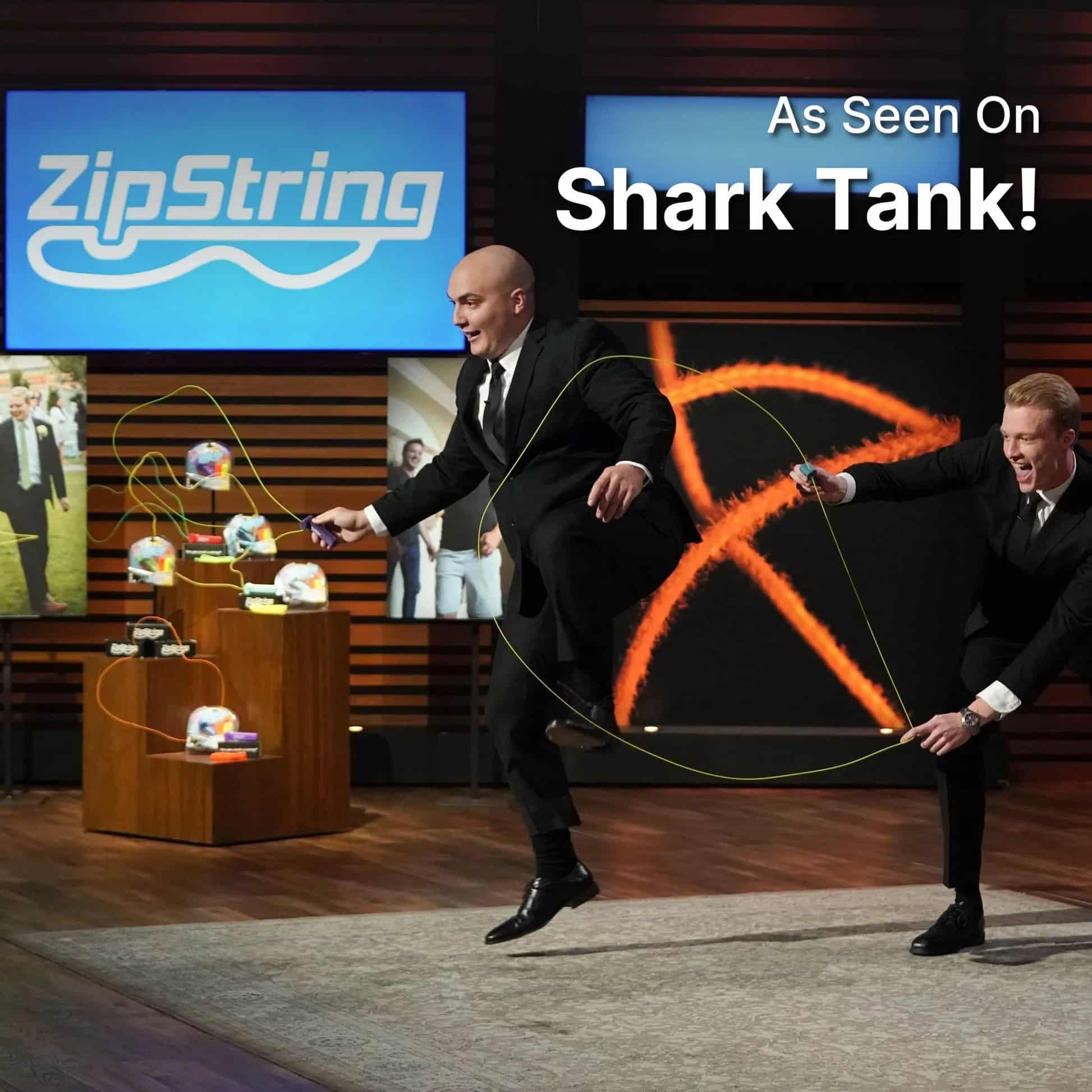zipstring toy shown on shark tank