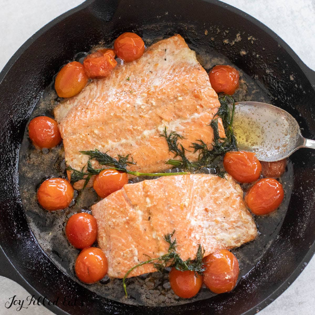 Butter Poached Salmon | Easy 15 Minute Recipe