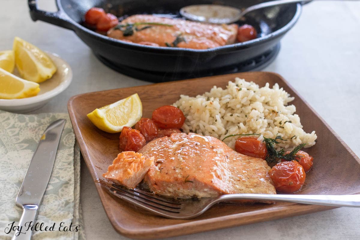 Butter Poached Salmon | Easy 15 Minute Recipe