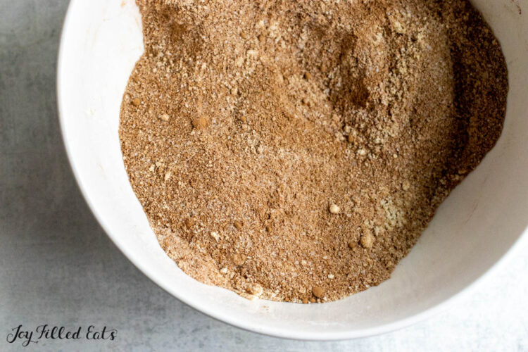 dry ingredients in bowl