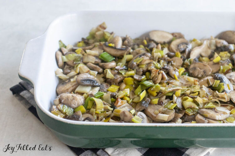 vegetables added on top of chicken