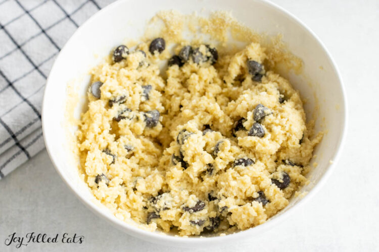 chocolate chips added to batter