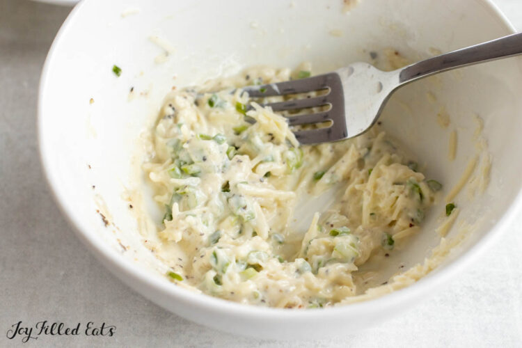 sauce mixed in small bowl