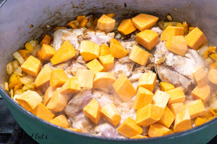 sweet potatoes added