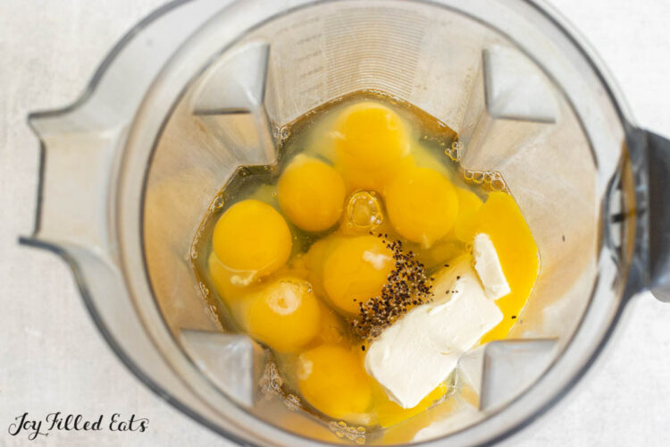ingredients in blender