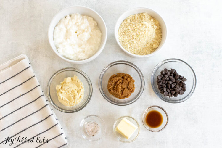 ingredients in small bowls